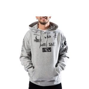 Sixth June CREW LOVE hoodie – Heather Grey XL tote 5